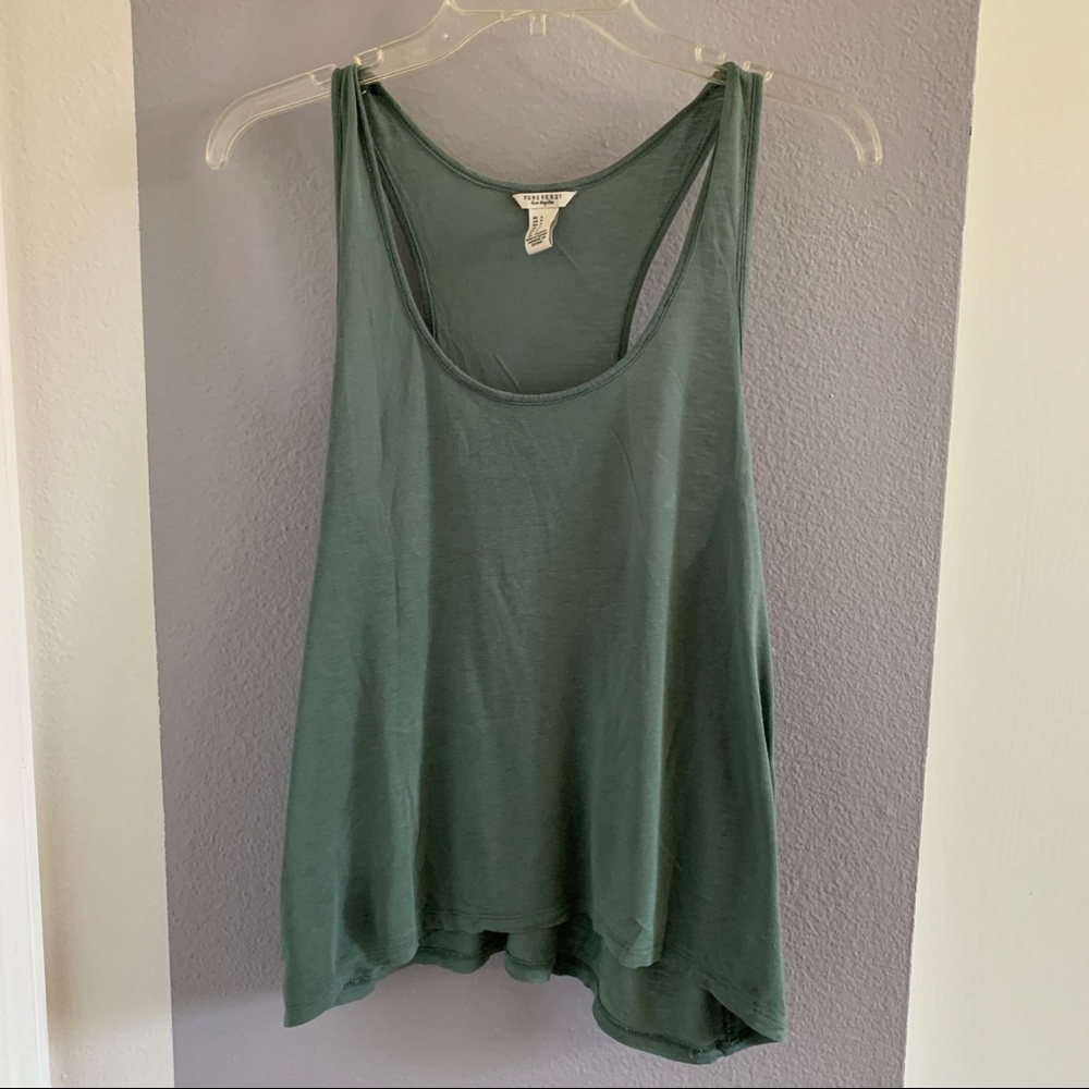 Forever 21 Green Tank Top